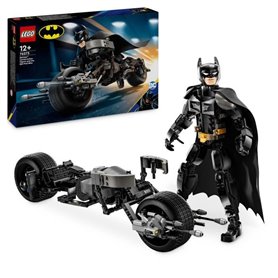 Set de construction Lego Batman Multicouleur LEGO DC Batman 76273 La figurine de Batman a construire et la moto Bat-Pod