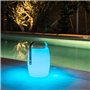 Lampe enceinte bluetooth sans fil - LUMISKY - LUCY PLAY - H31 cm - LED blanc et multicolore dimmable