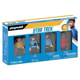 Playset Playmobil 71155 Star Trek PLAYMOBIL - 71155 - Equipe Star Trek - Figurines et accessoires pour les fans de la série