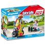 PLAYMOBIL - 71257 - City Action Les Secouristes - Starter Pack - Secouriste avec gyropode