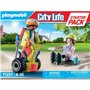 PLAYMOBIL - 71257 - City Action Les Secouristes - Starter Pack - Secouriste avec gyropode