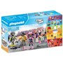 PLAYMOBIL - My Figures : Cascadeurs - Stunt Show - 74 pieces - Des 5 ans