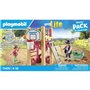 PLAYMOBIL 71475 Charpentier avec tourelle de jeu - My Life - 58 pieces - Jeu de rôle créatif