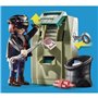 PLAYMOBIL - 70572 - City Action - Policier avec moto et voleur - Bleu - A partir de 4 ans - Mixte