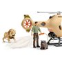 schleich WILD LIFE Hélicoptère pour sauvetage d'animaux