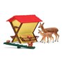 Cabane des animaux de la foret, Coffre schleich 42658 Farm World, pour enfants des 3 ans