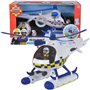 Fireman Sam Wallaby hélicoptere de police son et lumiere + figurine