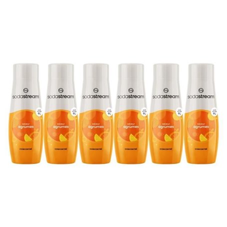 Lot de 6 Concentrés Saveur AGRUMES SODASTREAM - 440ml
