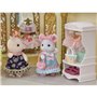 Sylvanian Families La valisette de mode et grande sur souris marshmallow
