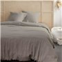 Parure de lit - TODAY - 123322 - 2 personnes - 260x240cm - Gaze de coton unie - Dune