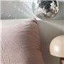 Parure de lit - TODAY - 123666 - 2 personnes - 240x220cm - Gaze de coton unie - Rose des sables
