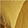 Parure de lit - TODAY - 123669 - 2 personnes - 260x240cm - Gaze de coton unie - Ocre