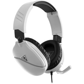 Casques avec Microphone Turtle Beach TBS-2001-15 Blanc Noir Casque de gaming multi-plateforme - TURTLE BEACH - Recon 70X - Blanc