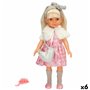 Poupée Colorbaby Isabella 32 cm Brosse à Cheveux 15 x 32 x 7 cm (6 Unités)