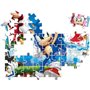 Clementoni - Edukit - Sonic - Coffret apprentissage 4 en 1 - 2 puzzles, 1 mémo, 1 jeu de 6 cubes - Fabriqué en Italie -D