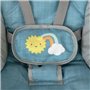 Ity by INGENUITY Sun Valley Canopy Portable Swing - Auvent, 2 jouets, siege inclinable 2 positions - Unisexe - 0-9 mois