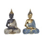 Figurine Décorative DKD Home Decor Bleu Doré Marron Buda Oriental 20 x 11 x 29 cm (2 Unités)