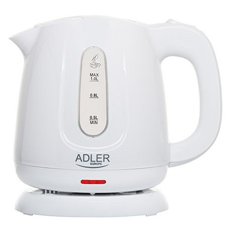 Bouilloire Adler AD 1373 Blanc Argenté Acier 800 W 850 W 600 ml