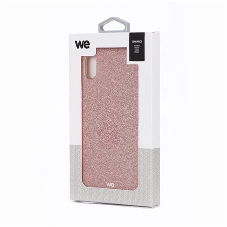 ***We coque de protection PAILLETTES APPLE IPHONE XR Rose
