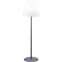 Lampadaire lumineux extérieur - LUMISKY - 150cm - Acier et polyéthylene - Blanc froid
