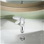 Mitigeur monocommande lavabo - GROHE Swift - 24329001 - Chromé - Taille M - Ouverture Eau Froide - Economie d'eau - Vida