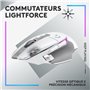 Souris gamer - Filaire - Logitech G - G502 X Plus Lightspeed - Blanc