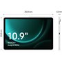 Samsung Galaxy Tab S9 FE 5G LTE 128 Go 27,7 cm (10.9") Samsung Exynos 8 Go Wi-Fi 6 (802.11ax) Android 13 Gris