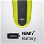 Braun Series 3 81702942 rasoir pour homme Rasoir à grille Tondeuse Noir, Vert