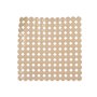 Tapis de Douche Antidérapant Beige PVC 54 x 54 x 1 cm (6 Unités)