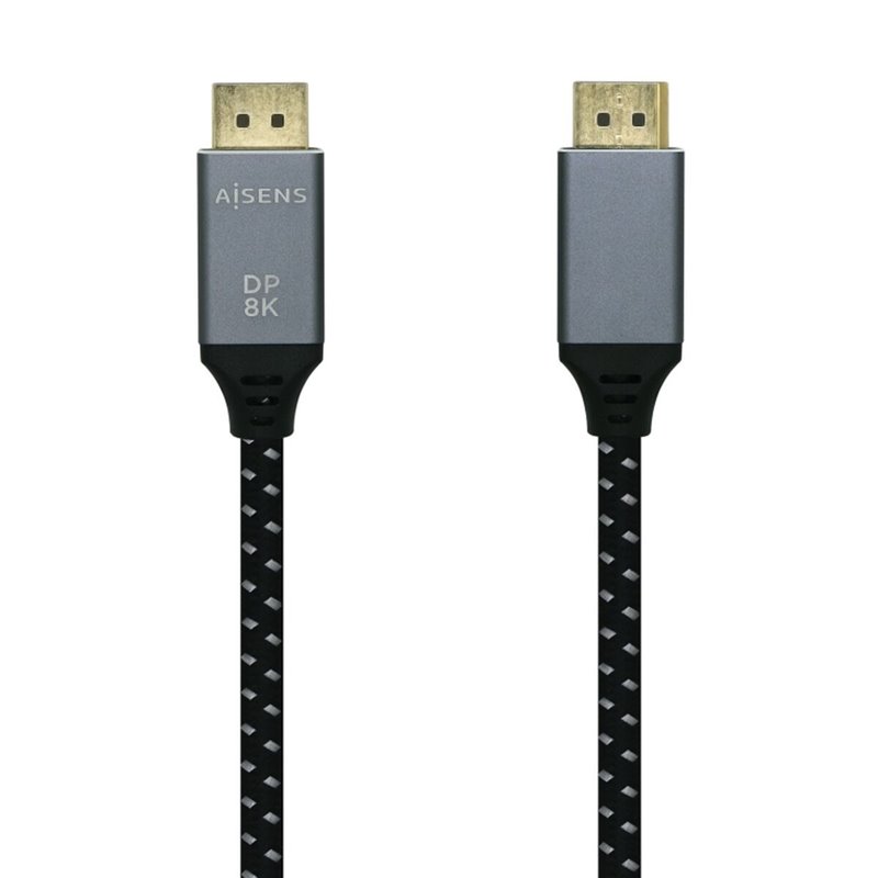 Image secondaire de Aisens A149-0434 câble DisplayPort 0,5 m Noir, Gris