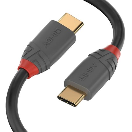 Lindy 36901 câble USB 1 m USB C Noir