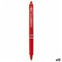 stylo à encre liquide Pilot Frixion Clicker Rouge 0