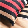 Parure de lit - TODAY Sunshine - 240x260 cm - 2 personnes - coton imprimé rayé