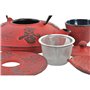 Jeu de Théière DKD Home Decor Rouge Noir (800 ml)