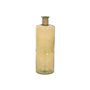 Vase Home ESPRIT Jaune Corde Verre trempé 25 x 25 x 75 cm