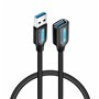 Câble Rallonge à USB Vention CBHBF 1 m Noir (1 Unité)