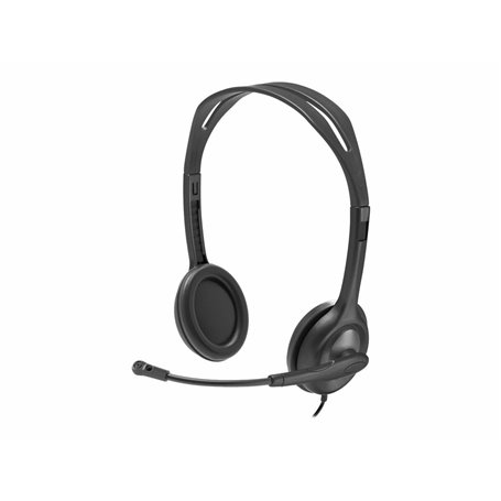 Logitech H111 Casque Avec fil Arceau Bureau/Centre d'appels Noir