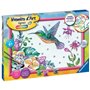 Ravensburger Numéro d'art - grand - Colibri et fleurs exotiques
