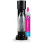 SodaStream GAIA Machine a Eau Pétillante - Pack 1 Bouteille 1L Compatible Lave-Vaisselle + 1 Recharge de Gaz 60L a Clipser - Noi