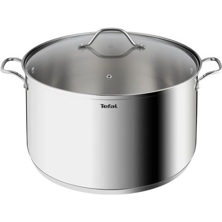 TEFAL Intuition XL Marmite 28 cm inox + couvercle verre