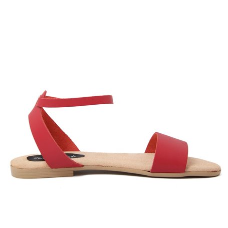 Fashion Attitude Sandales Rouge Femme