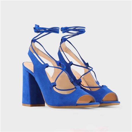 Made in Italia Sandales Bleu Femme