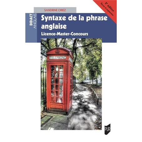 Syntaxe de la phrase anglaise 2e édition