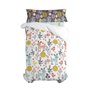 Drap housse HappyFriday MOSHI MOSHI Multicouleur Lit 1 persone
