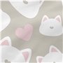 Taie d'oreiller HappyFriday Happynois  Kitty Multicouleur 50 x 75 cm