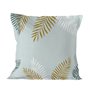Taie d'oreiller HappyFriday Blanc Foliage Mint Multicouleur 80 x 80 cm