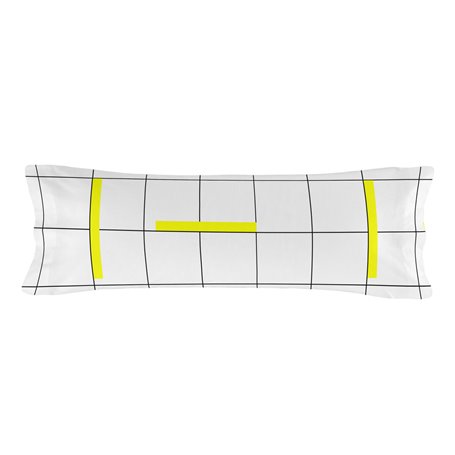 Taie d'oreiller HappyFriday Blanc Firefly Multicouleur Lit 1 persone 45 x 125 cm