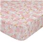 Drap housse HappyFriday Spring blossom Multicouleur 160 x 200 x 32 cm