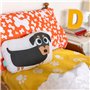 Parure de couette HappyFriday Mr Fox Dogs Multicouleur Lit 1 persone 2 Pièces