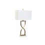 Lampe de bureau DKD Home Decor 40 x 23 x 79 cm Doré Métal Blanc Marbre 40 W 240 V